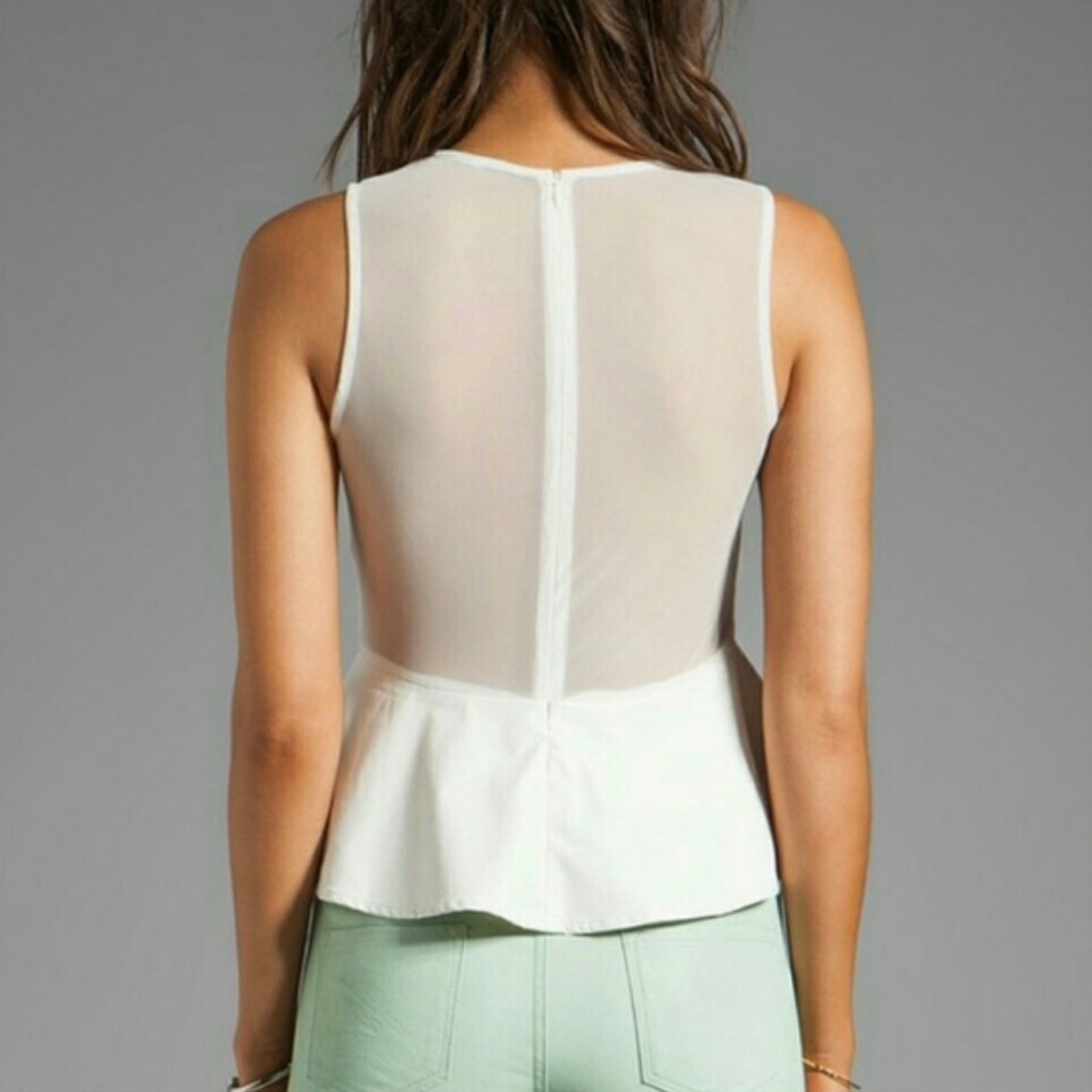 For Love and Lemons Lulu Peplum Top
